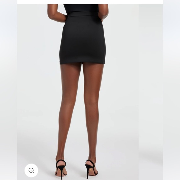 “Good American” brown (coco) scuba mini skirt; size 4/27; NWT - Picture 6 of 16